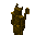 黄金原始守护者雕像