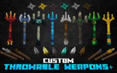 Custom Throwable Weapons+