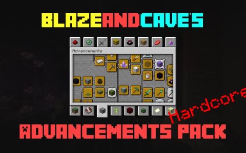 BlazeandCave's Advancements Pack Hardcore version