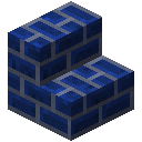 深蓝色砖楼梯 (Dark Blue Bricks Stairs)