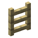 白桦木简约多层床梯 (Birch Simple Bunk Ladder)