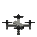 淡灰色无人机 (Light Gray Drone)