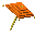 Orange Gold Umbrella