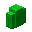 绿色石砖墙