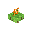 橙色浮空花