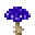 蓝色微光蘑菇