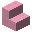 Checkered Wool Light Cool Pink Stairs
