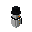 Black Little Snowman